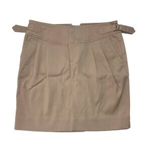 BANANA REPUBLIC *NEW* Dusty Pink Ribbed Pleated Pencil Skirt Size 2 Pockets NWT